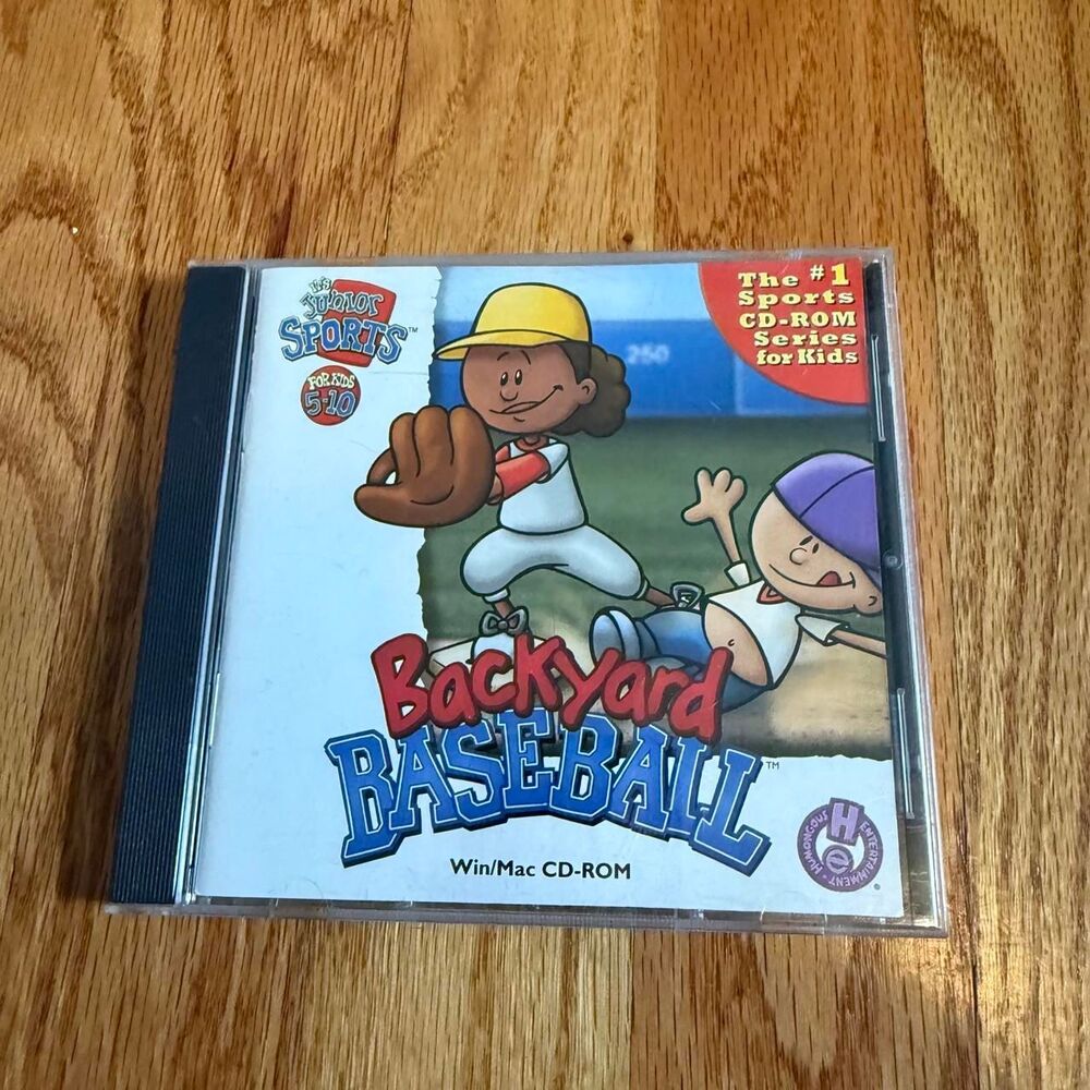 Backyard Baseball Humongous Entertainment Junior Sports Jewel Case First